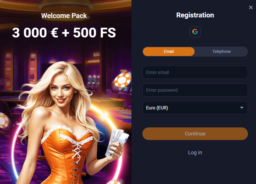 vox casino registration